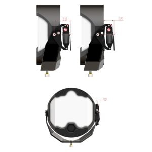 Baja Designs® LP9 Pro Clear Driving/Combo Lights Pair, Upfitter Harness, Actuators Kit Baja Designs® LP9 Pro Clear Driving/Combo Lights Pair, Upfitter Harness, Actuators Kit