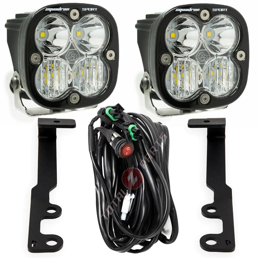Baja Designs® Squadron Sport Clear Driving/Combo LED Ditch Lights Kit (24-26 Tacoma)
