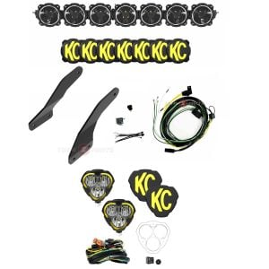 KC HiLites Gravity® Titan 7-Light LED Light Bar Kit, Brackets for Maverick R, Flex Era 3 Kit