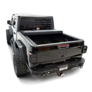 Westin® Hard Tri-Fold Aluminum Tonneau Cover fits 20-26 Jeep Gladiator JT Westin® Hard Tri-Fold Aluminum Tonneau Cover fits 20-26 Jeep Gladiator JT