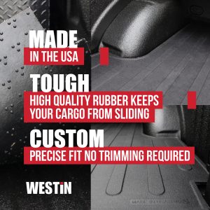 Westin® Truck Bed Rubber Mat Black (17-26 Ford Super Duty 8ft Bed) Westin® Truck Bed Rubber Mat Black (17-26 Ford Super Duty 8ft Bed)