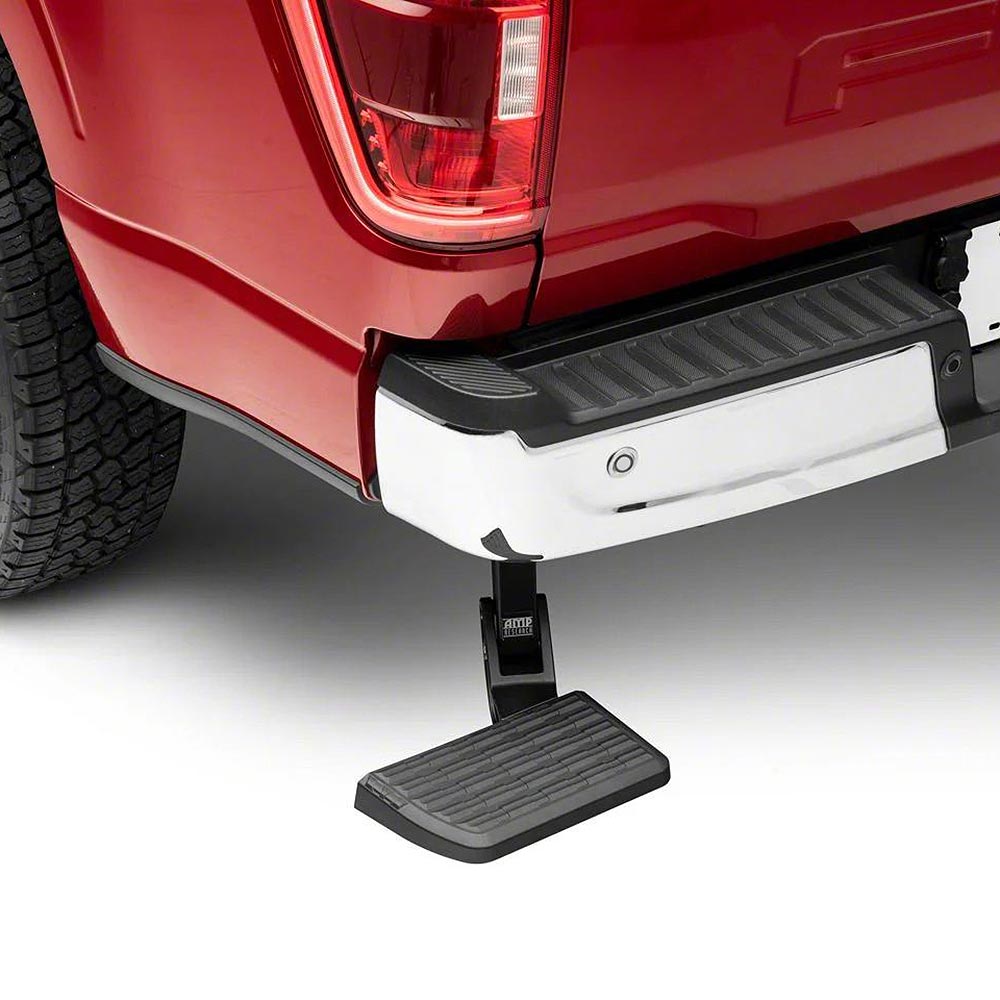 AMP Research® Bedstep® Retractable Truck Bed Bumper Step (21-25 Ford F150)