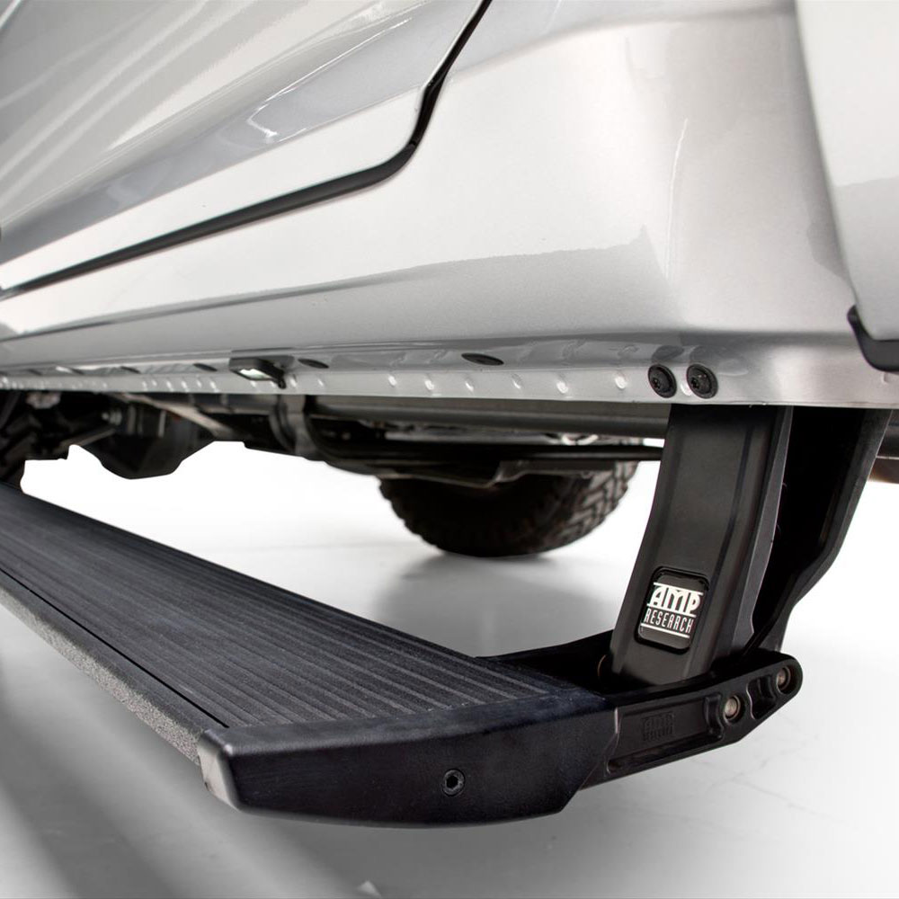 AMP Research® PowerStep™ Plug-N-Play Electric Running Boards Kit (14-19 Silverado/Sierra 1500/2500/3500 Gas)