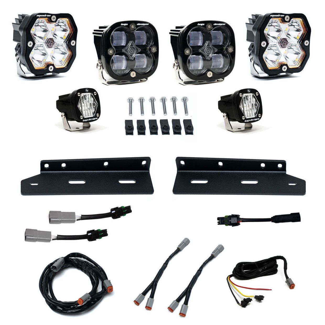 Baja Designs® Squadron 2.0 Sport/ Squadron SAE/S1 Fog Lights Kit (21-26 Ford F-150 Raptor)