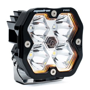 Baja Designs® Squadron 2.0 Pro LED Pair Clear Spot Beam Lights & Wire Harness Baja Designs® Squadron 2.0 Pro LED Pair Clear Spot Beam Lights & Wire Harness