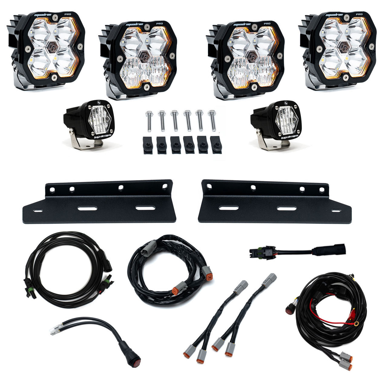 Baja Designs® Squadron 2.0 Pro / S1 Fog Lights Kit (21-26 Ford F-150 Raptor)