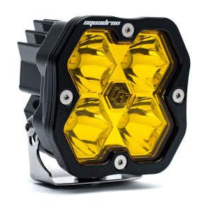 Baja Designs® Squadron 2.0 Sport LED Pair Amber Spot Lights & Wire Harness Baja Designs® Squadron 2.0 Sport LED Pair Amber Spot Lights & Wire Harness