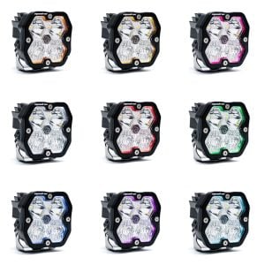 Baja Designs® Squadron 2.0 Sport LED Pair Amber Driving/Combo Lights & Wire Harness Baja Designs® Squadron 2.0 Sport LED Pair Amber Driving/Combo Lights & Wire Harness
