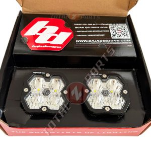 Baja Designs® Squadron 2.0 Sport LED Pair Clear Driving/Combo Lights & Wire Harness Baja Designs® Squadron 2.0 Sport LED Pair Clear Driving/Combo Lights & Wire Harness