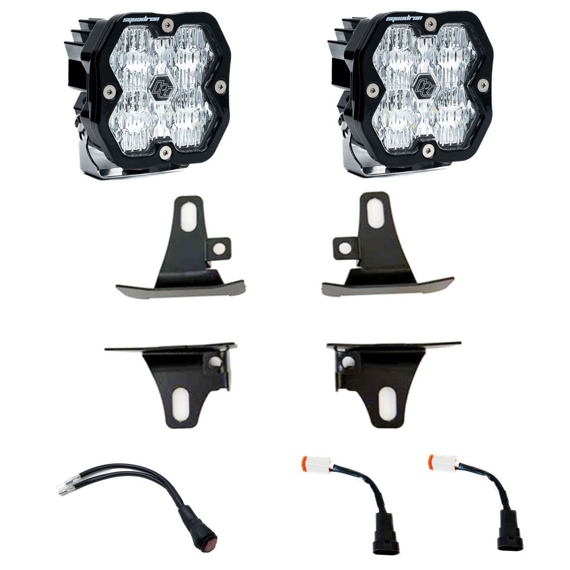 Baja Designs® Squadron 2.0 Sport Fog Lights Kit (15-20 F-150, 17-22 F-250/350)