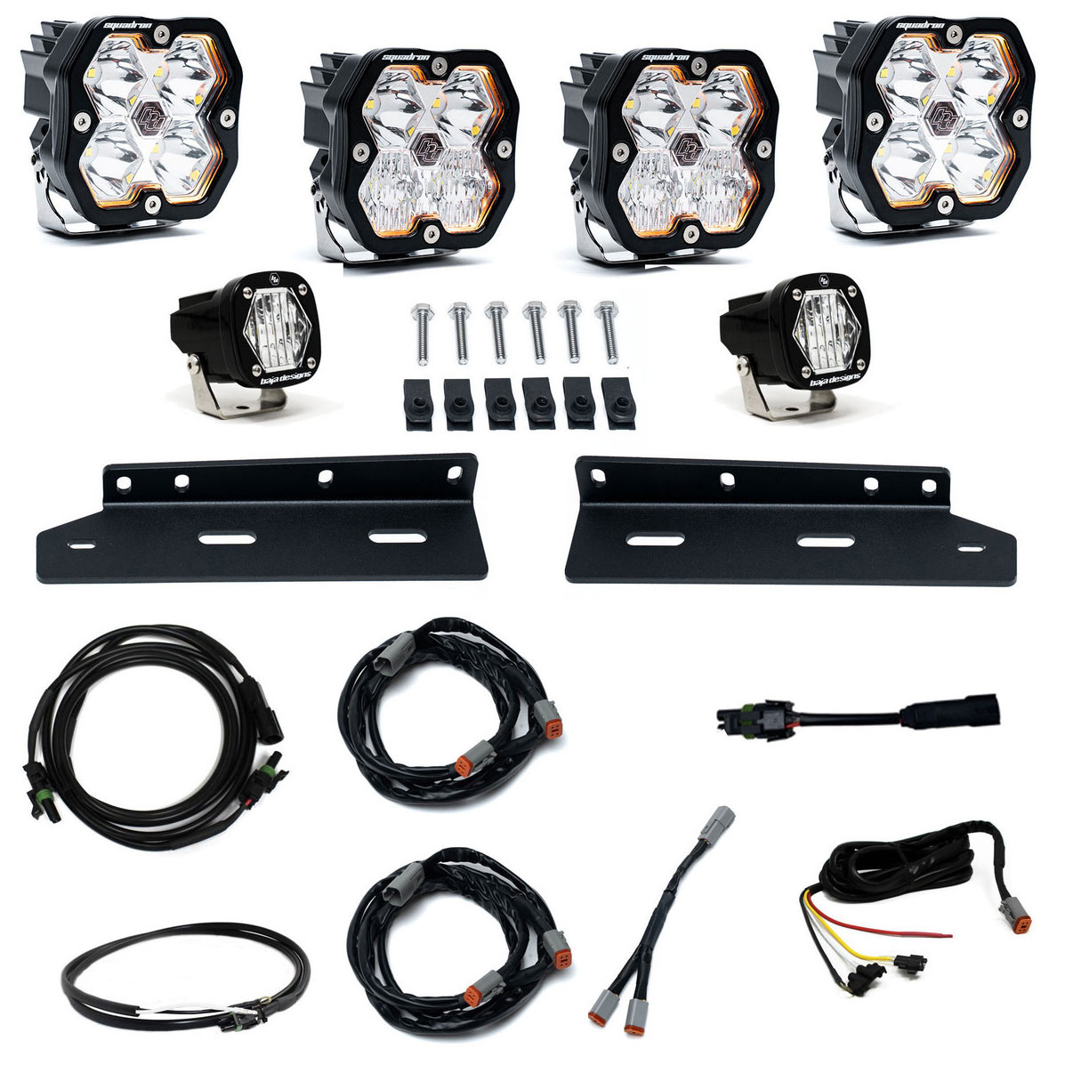 Baja Designs® Squadron 2.0 Sport / S1 Fog Lights Kit (21-26 Ford F-150 Raptor)