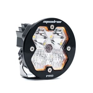 Baja Designs® Squadron-R 2.0 Pro LED Pair Clear Driving/Combo Lights & Wire Harness