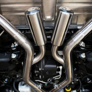 MBRP® Armor Plus Cat-Back Quad Rear Exit Exhaust Stainless T409 (16-24 Camaro 6.2L V8)