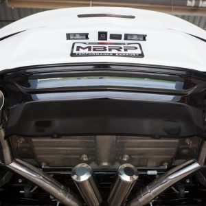 MBRP® Armor Plus Cat-Back Quad Rear Exit Exhaust Stainless T409 (16-24 Camaro 6.2L V8)