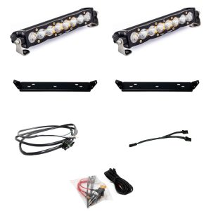 Baja Designs® S8 10-inch Dual Behind Grille Light Bar Kit (21-26 Ford F150 Raptor, 24-26 Raptor 37/R)