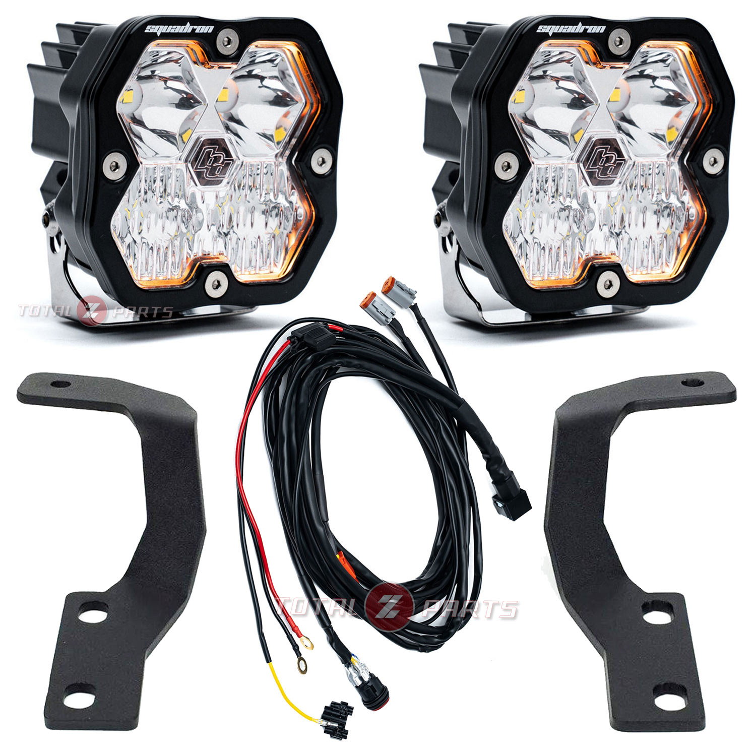 Baja Designs® Squadron 2.0 Sport Driving/Combo LED Ditch Lights Kit for 10-24 4Runner