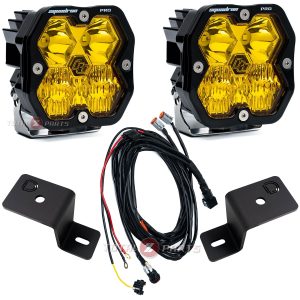 Baja Designs® Squadron 2.0 Pro Amber Driving/Combo LED Ditch Lights Kit for 21-26 Ford F150