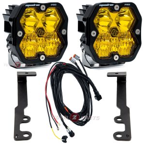 Baja Designs® Squadron 2.0 Pro Amber Driving/Combo LED Ditch Lights Kit for 24-26 Tacoma