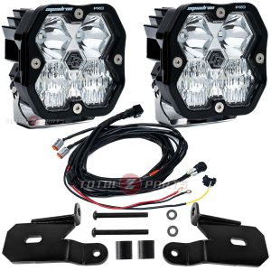 Baja Designs® Squadron 2.0 Pro Driving/Combo Ditch Light Pods Kit for 18+ Jeep JL/JT