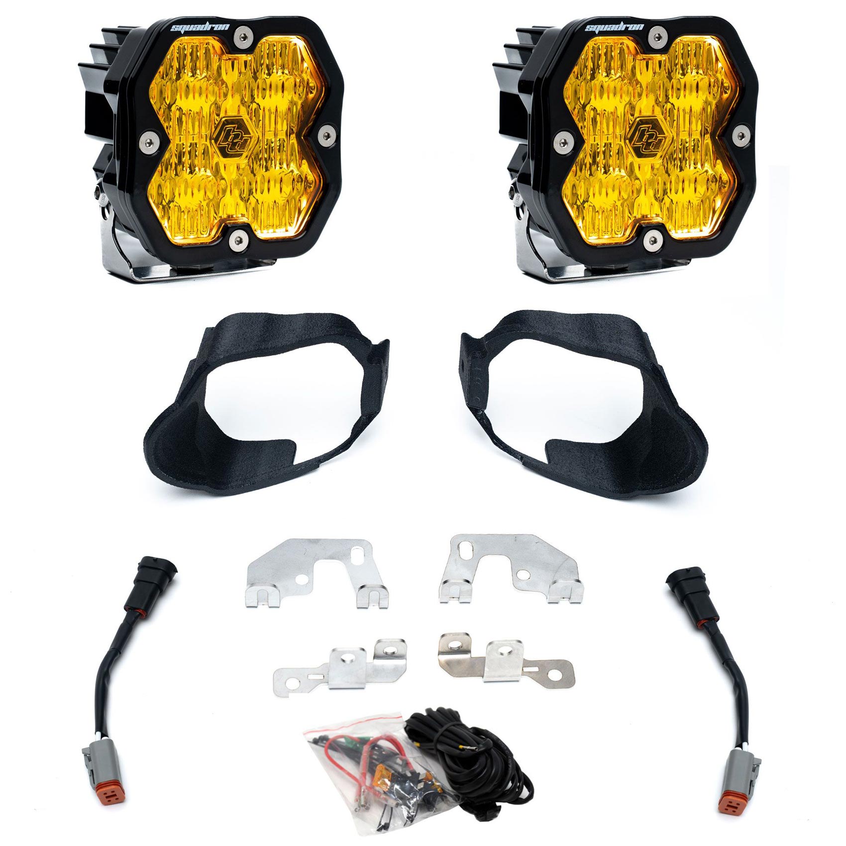 Baja Designs® Squadron 2.0 Sport Amber Fog Pocket Lights Kit for 19-26 Mercedes Sprinter Baja Designs® Squadron 2.0 Sport Amber Fog Pocket Lights Kit for 19-26 Mercedes Sprinter