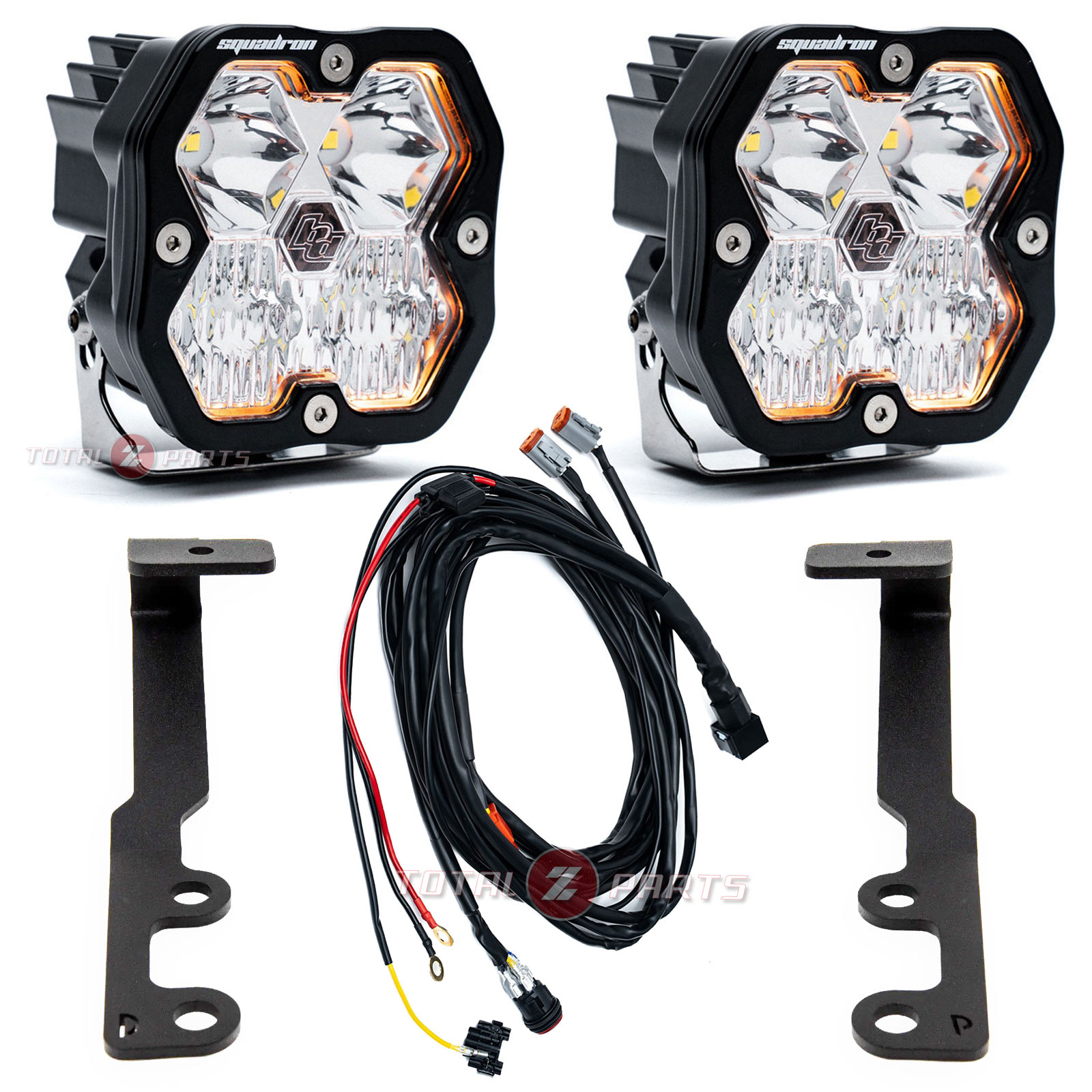 Baja Designs® Squadron 2.0 Sport Driving/Combo LED Ditch Lights Kit for 24-26 Tacoma