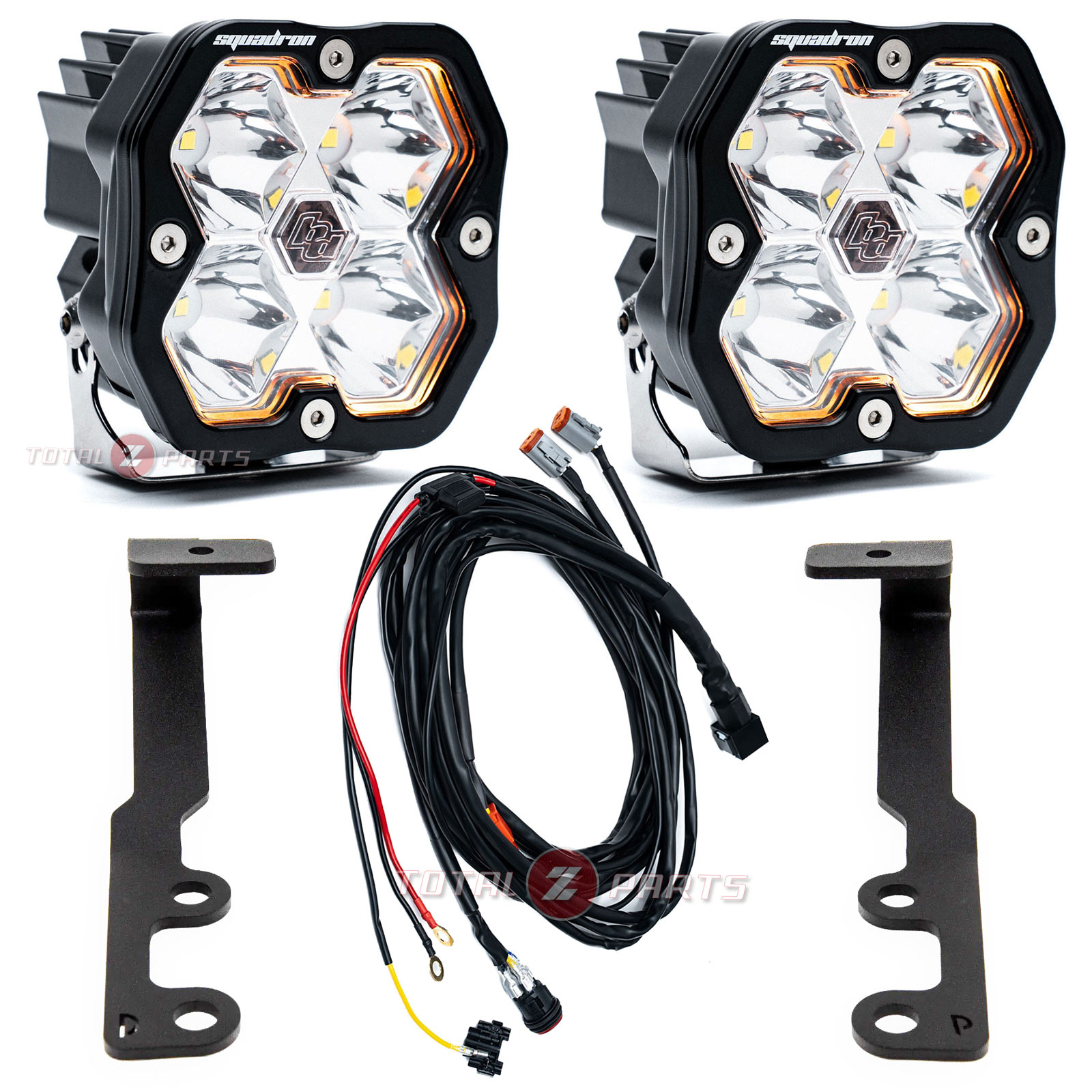 Baja Designs® Squadron 2.0 Sport LED Ditch Lights (Spot Beam) Kit for 24-26 Tacoma