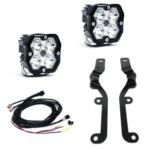Baja Designs® Squadron 2.0 Sport A-Pillar Ditch Lights Kit (19-24 Silverado 1500)