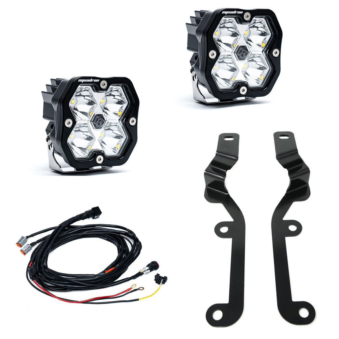 Baja Designs® Squadron 2.0 Sport A-Pillar Ditch Lights Kit (19-24 Silverado 1500)