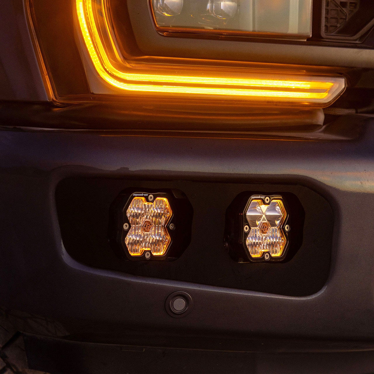 Baja Designs® Squadron 2.0 Sport Dual LED Fog Lights Kit (23-26 Ford F250/F350)
