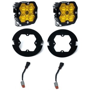 Baja Designs® Squadron 2.0 Sport Amber Fog Lights Kit (05-11 Tacoma, 07-13 Tundra)