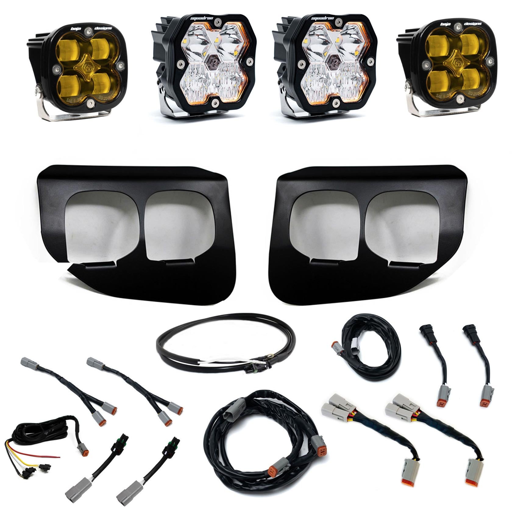 Baja Designs® Squadron 2.0 Sport/SAE Amber Dual LED Upfitter Fog Lights Kit (20-22 Ford F250/F350) Baja Designs® Squadron 2.0 Sport/SAE Amber Dual LED Upfitter Fog Lights Kit (20-22 Ford F250/F350)