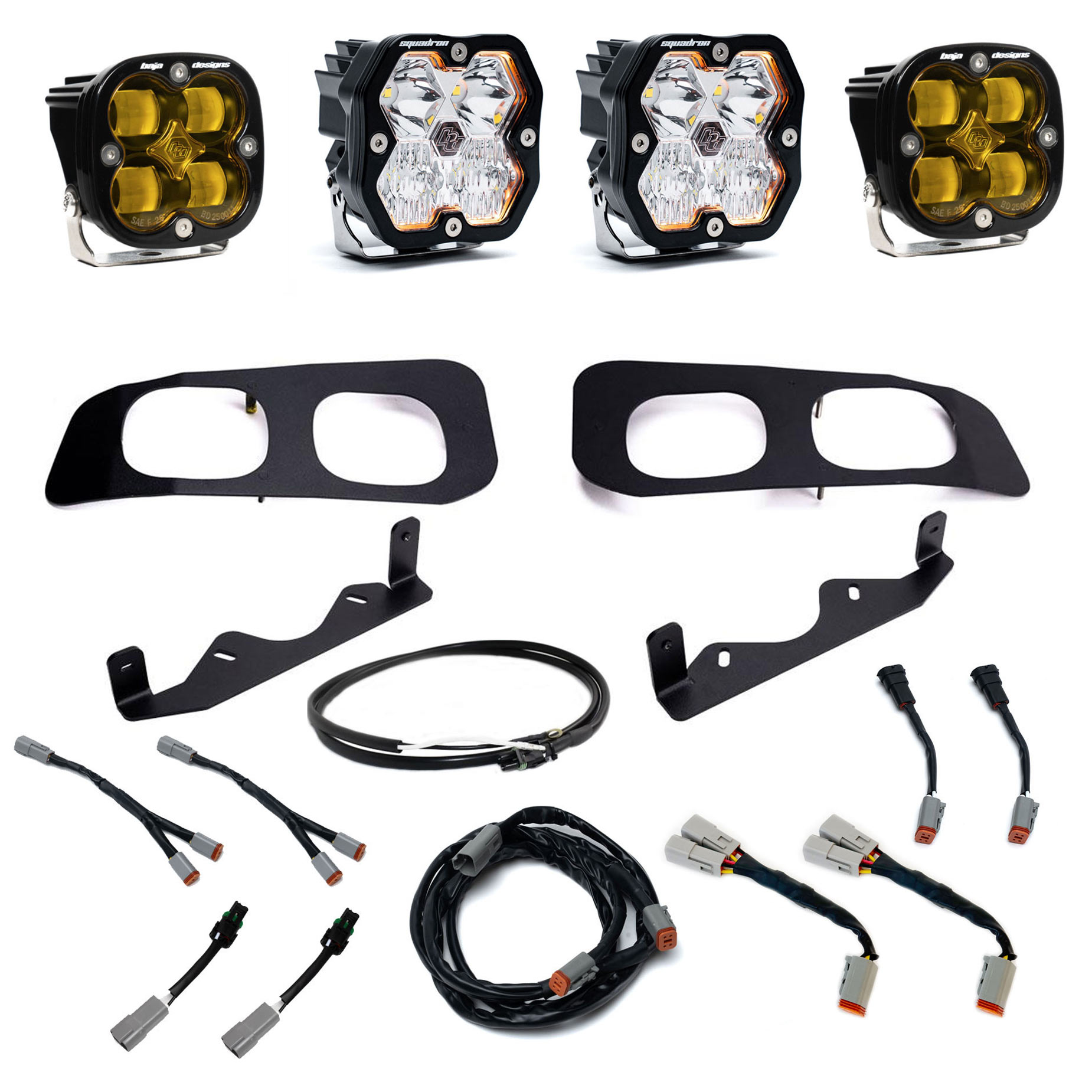 Baja Designs® Squadron 2.0 Sport / SAE Dual LED Fog Lights Upfitter Kit (23-26 Ford F250/F350) Baja Designs® Squadron 2.0 Sport / SAE Dual LED Fog Lights Upfitter Kit (23-26 Ford F250/F350)