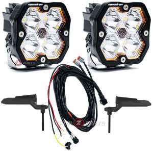 Baja Designs® Squadron 2.0 Sport Spot Ditch Light Pods Kit for 20+ Jeep Wrangler 392 / Gladiator Mojave