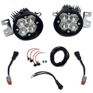 Baja Designs® Squadron-R 2.0 Sport Clear Fog Lights Kit for Tacoma, Tundra, 4Runner
