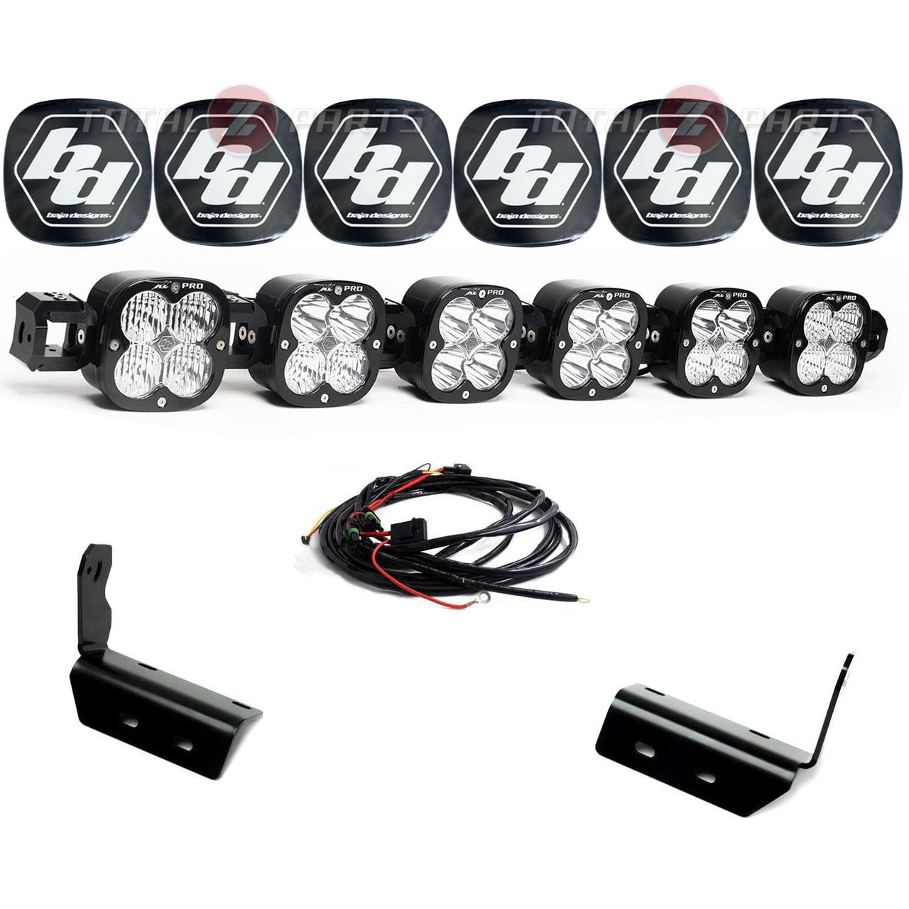 Baja Designs® 6 XL Pro Linkable LED Front Bumper Light Bar Kit (24-26 Ford F-150 Raptor R/37) Baja Designs® 6 XL Pro Linkable LED Front Bumper Light Bar Kit (24-26 Ford F-150 Raptor R/37)