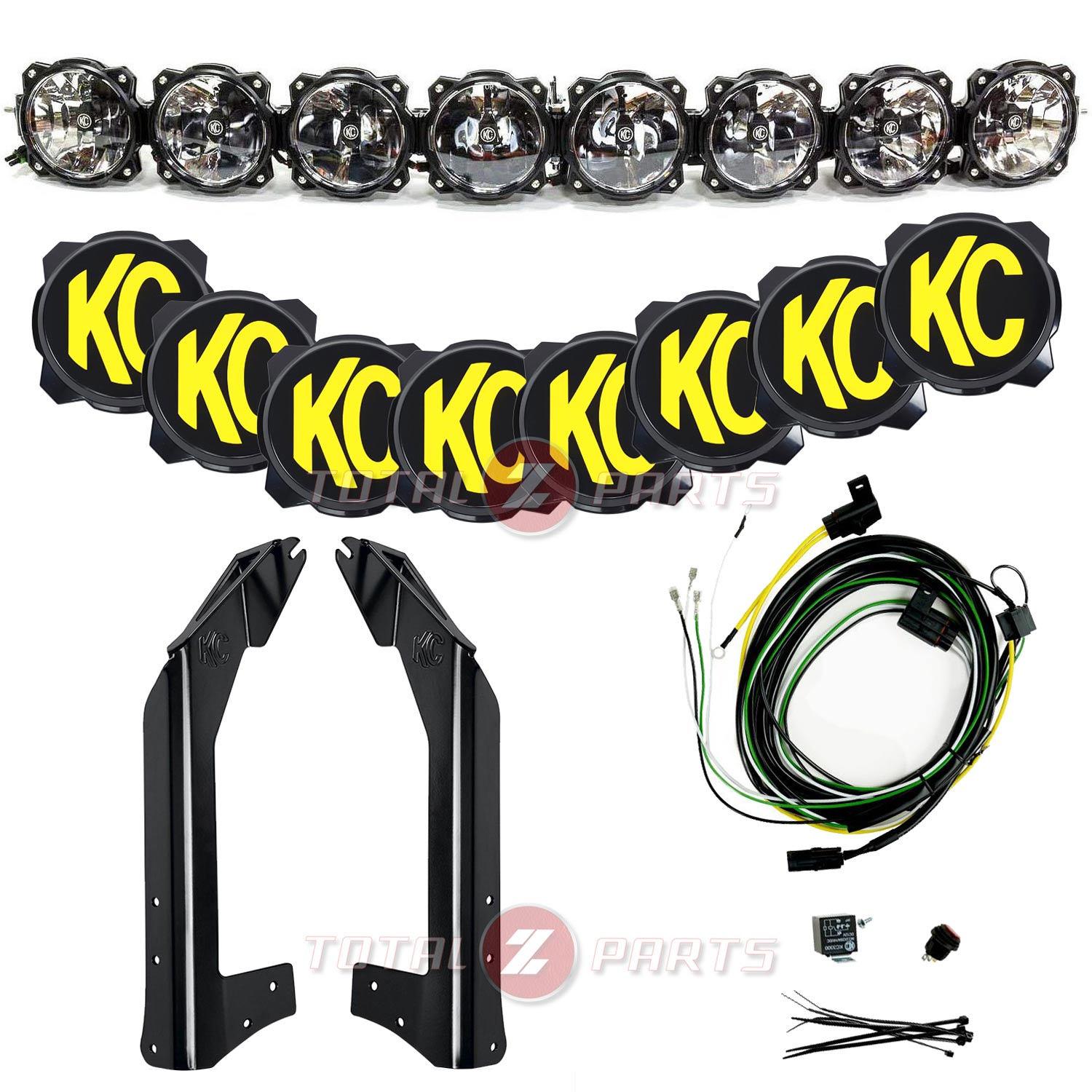 KC HiLiTES® Gravity Pro6™ 50" LED Overhead Light Bar Kit (07-18 Jeep Wrangler JK) KC HiLiTES® Gravity Pro6™ 50" LED Overhead Light Bar Kit (07-18 Jeep Wrangler JK)