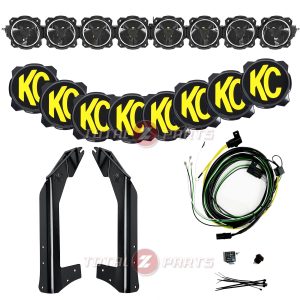 KC HiLiTES® Gravity Titan™ 50" LED Overhead Roof Light Bar Kit (07-18 Jeep Wrangler)