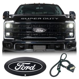 Putco® Luminix White LED Front Emblem (fits 23-26 Ford F250/F350 w/Camera, LED Headlights)