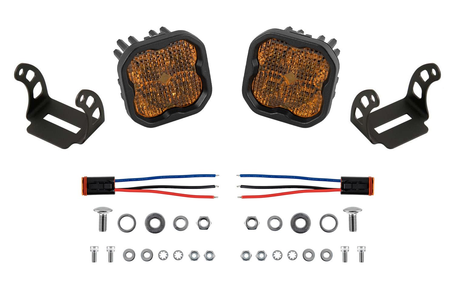 Diode Dynamics™ SS3 Pro Yellow Combo/Driving Amber Backlight LED Pods DD6893P Diode Dynamics™ SS3 Pro Yellow Combo/Driving Amber Backlight LED Pods DD6893P