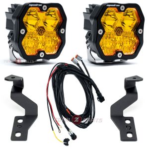 Baja Designs® Squadron 2.0 Sport Amber Driving/Combo LED Ditch Lights Kit for 14-21 Tundra