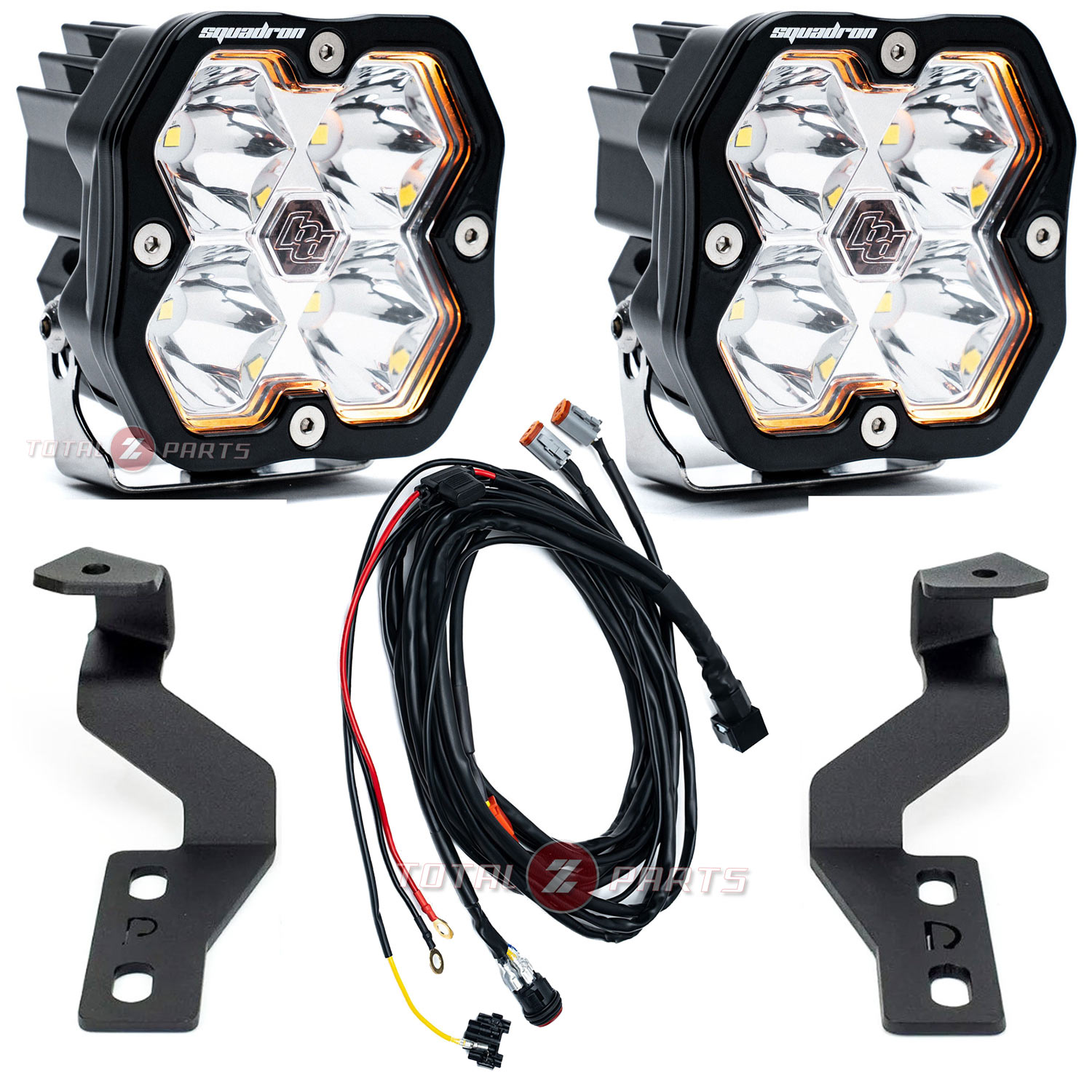 Baja Designs® Squadron 2.0 Sport LED Ditch Lights (Spot Beam) Kit for 14-21 Tundra