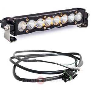 Baja Designs® S8™ 10-inch Clear Driving/Combo LED Light Bar w/Upfitter Harness