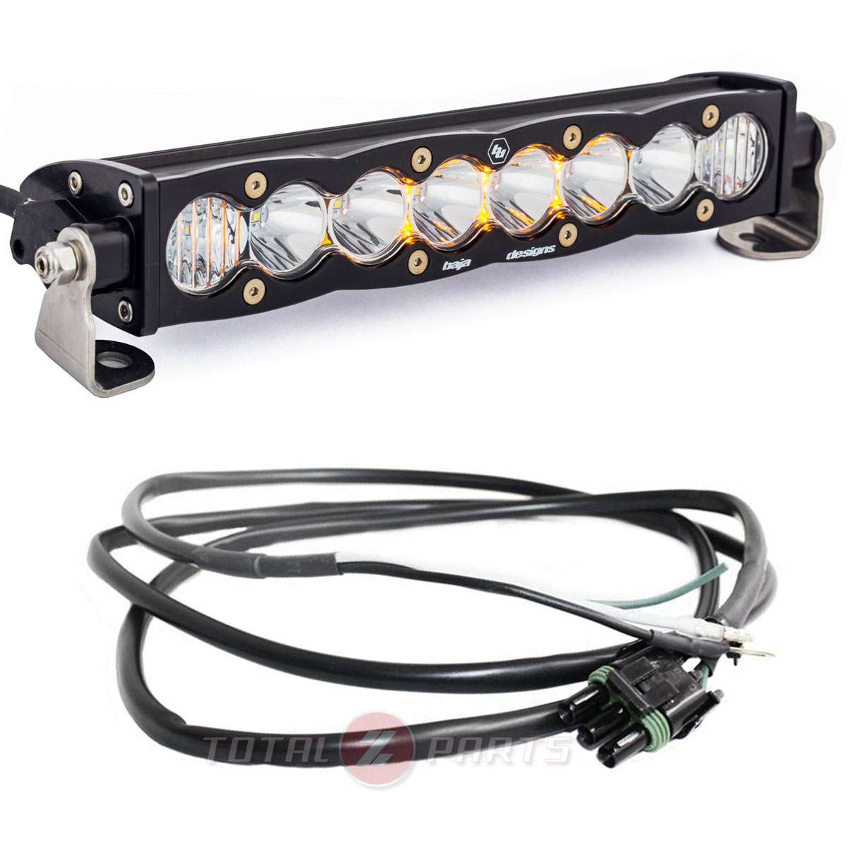 Baja Designs® S8™ 10-inch Clear Driving/Combo LED Light Bar w/Upfitter Harness Baja Designs® S8™ 10-inch Clear Driving/Combo LED Light Bar w/Upfitter Harness