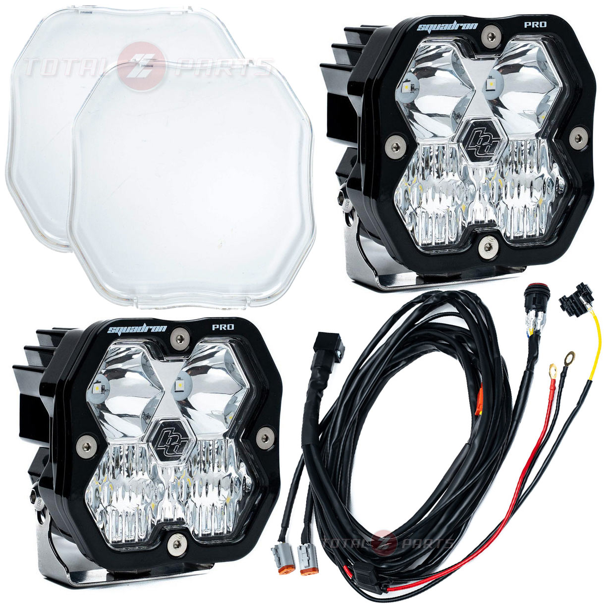 Baja Designs® Squadron 2.0 Pro LED Pair Driving/Combo Lights, Clear Guards, Wire Harness Baja Designs® Squadron 2.0 Pro LED Pair Driving/Combo Lights, Clear Guards, Wire Harness