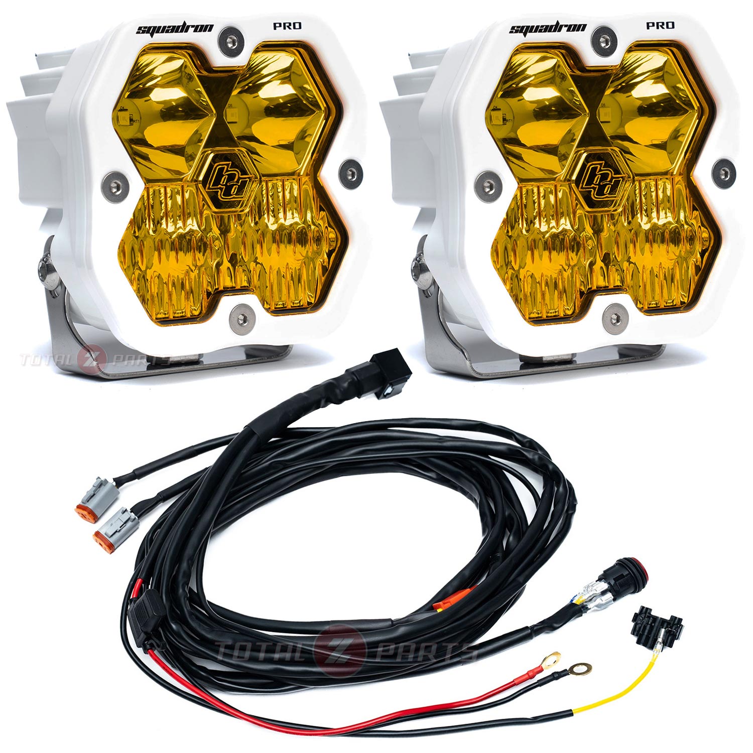 Baja Designs® Squadron 2.0 Pro White Pair Amber Driving/Combo Lights & Wire Harness Baja Designs® Squadron 2.0 Pro White Pair Amber Driving/Combo Lights & Wire Harness