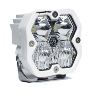 Baja Designs® Squadron 2.0 Sport White LED Clear Driving/Combo Lights Pair, Wiring