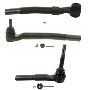 Moog® Front Outer Left Right Tie Rods & Pitman Arm Tie Rod