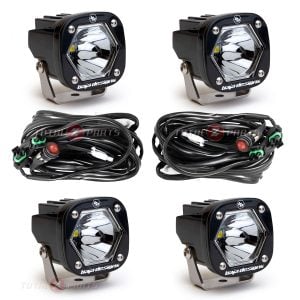 Baja Designs® S1 LED 2-inch Pod Lights Clear Spot Beam, 2 Pairs