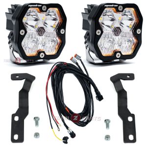 Baja Designs® Squadron 2.0 Sport Driving/Combo LED Ditch Lights Kit for 16-23 Tacoma