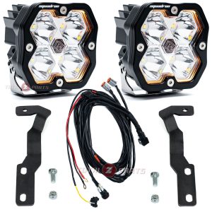 Baja Designs® Squadron 2.0 Sport LED Ditch Lights (Spot Beam) Kit for 16-23 Tacoma